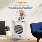 Elektrische Kachel - Keramische Ventilatorkachel - Heater - 1500W - Aigostar •